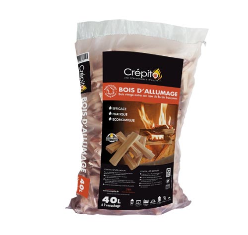 Bois d'allumage crépito