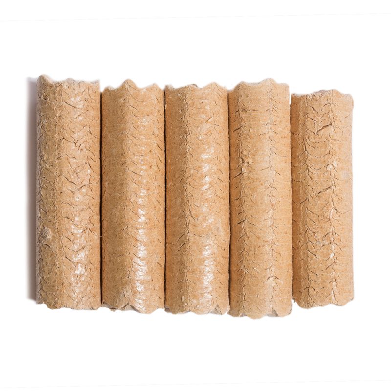 Bûches de bois densifiées longues durées