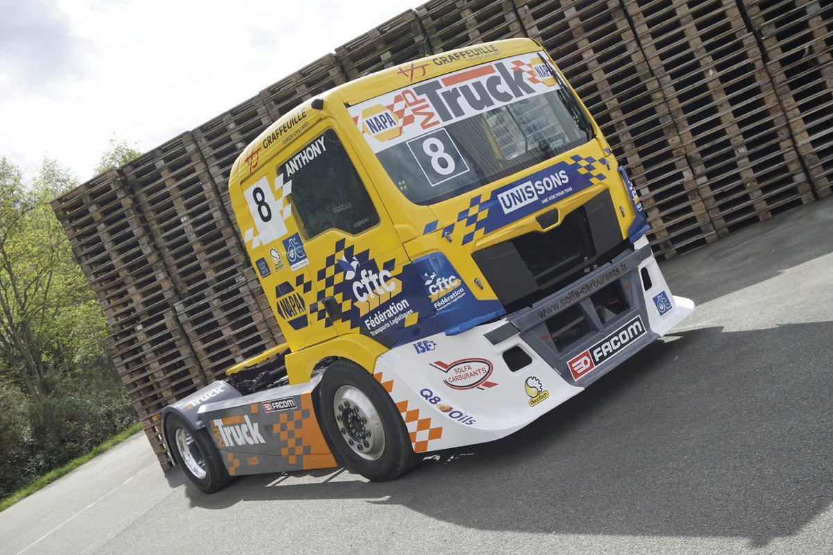 Camion #8 d'Anthony Robineau aux couleurs Solfa Carburants - Saison 2026