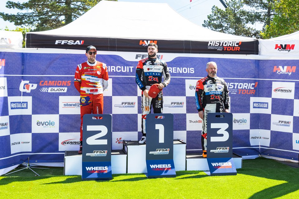 Podium GP Camions Dijon 2026 - Thomas Robineau 2e place